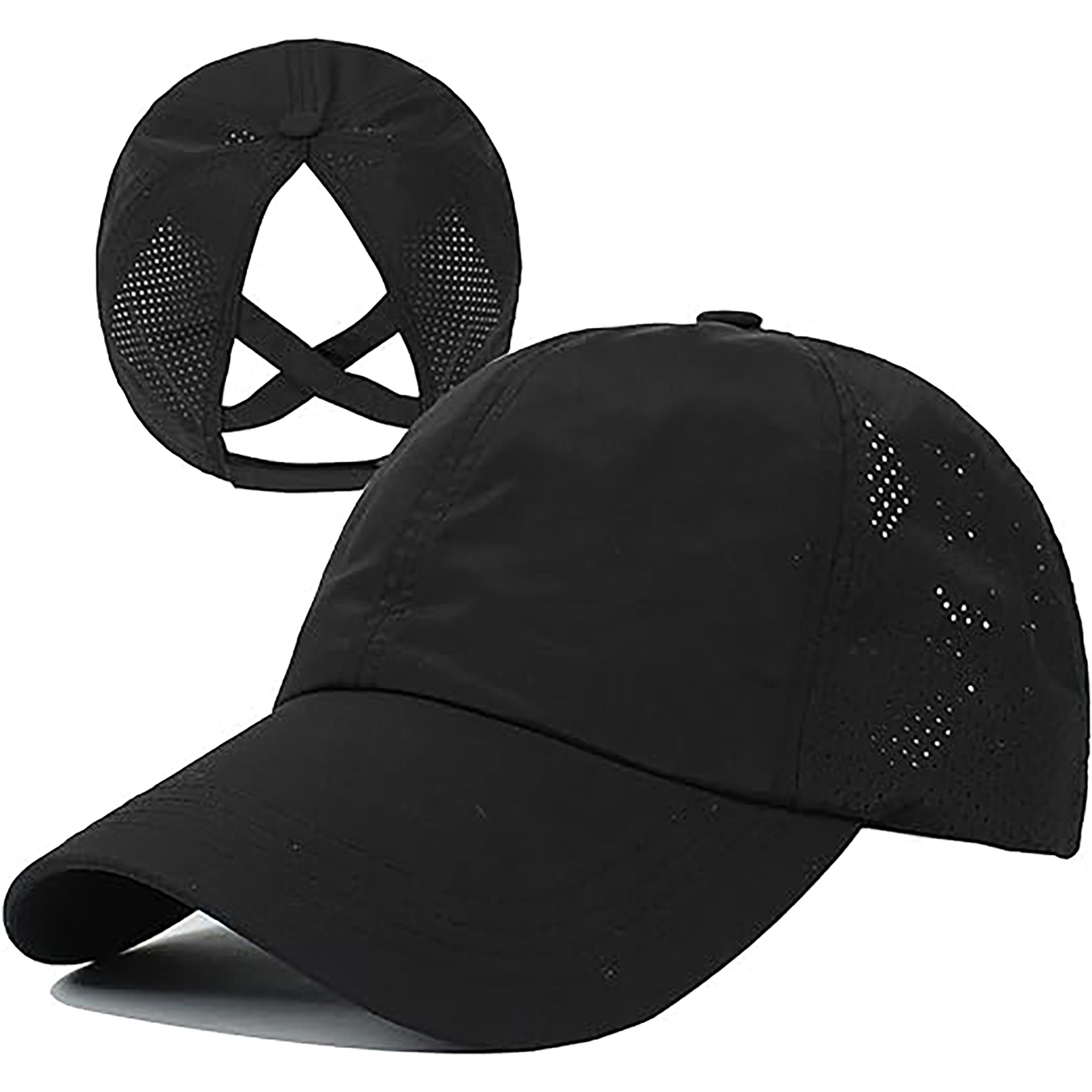 Criss Cross Ponytail Baseball Cap 2