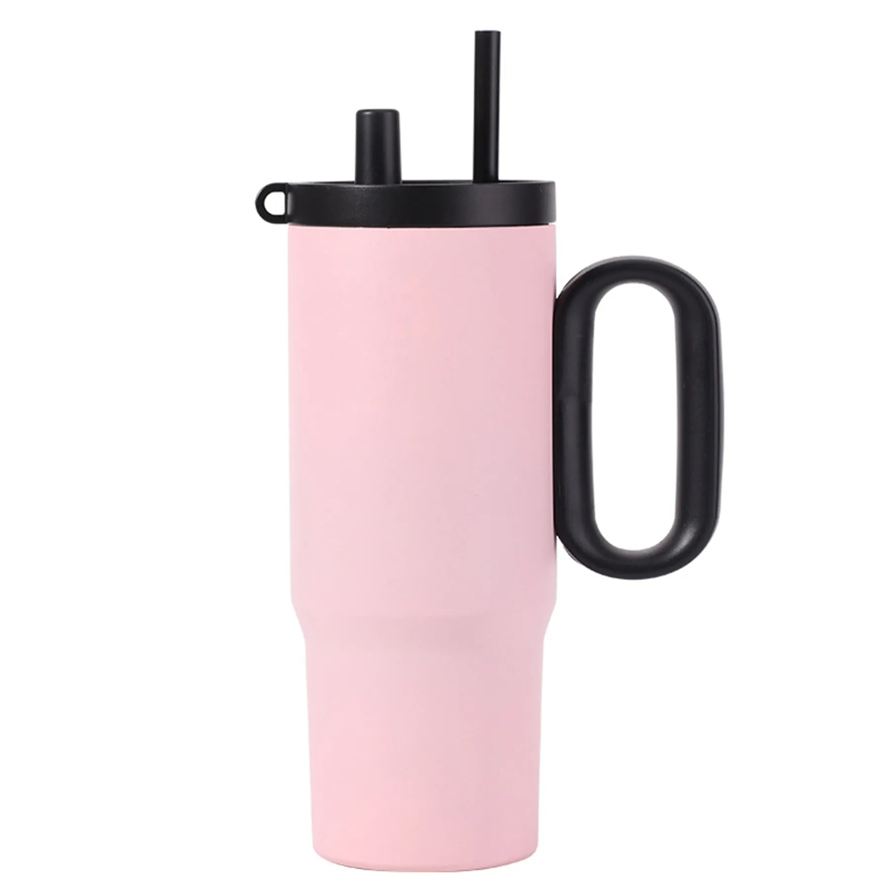 25 Oz. Stainless Steel Vacuum Straw Tumbler with Oval Handle 3