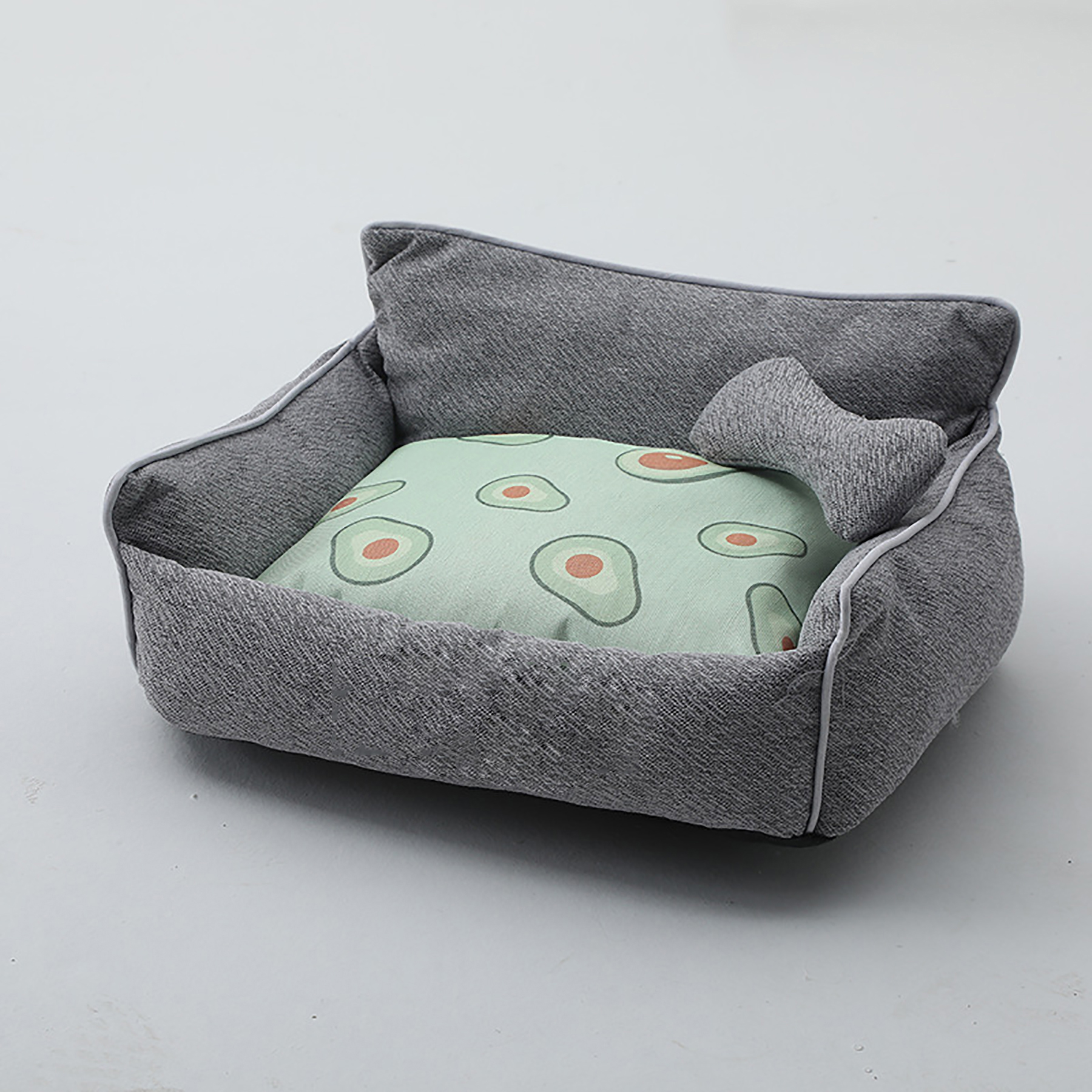 Vintage Pet Nest Rectangle Puppy Cat Bed 2