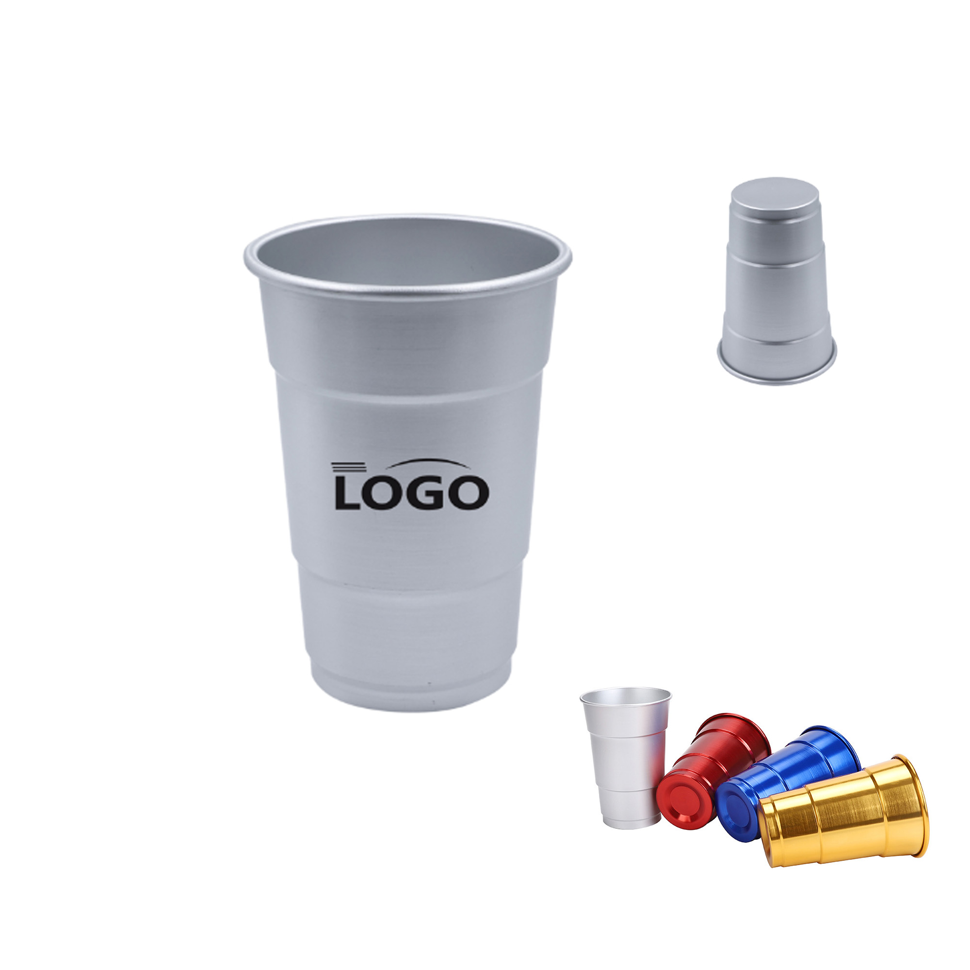 12 Oz Aluminum Pint Cup 2
