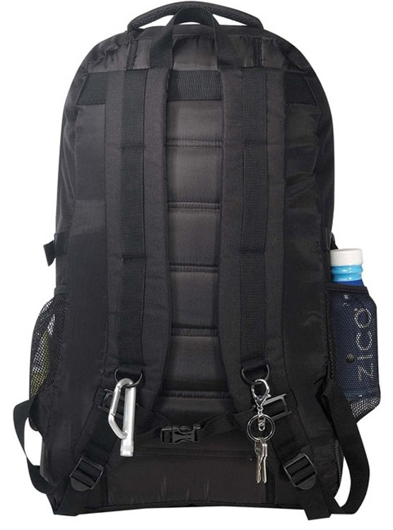 Outdoor Computer Backpack with Leather-Like Trim 1