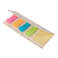 Recycled Milk Carton Sticky Notes & Ruler Pad 30