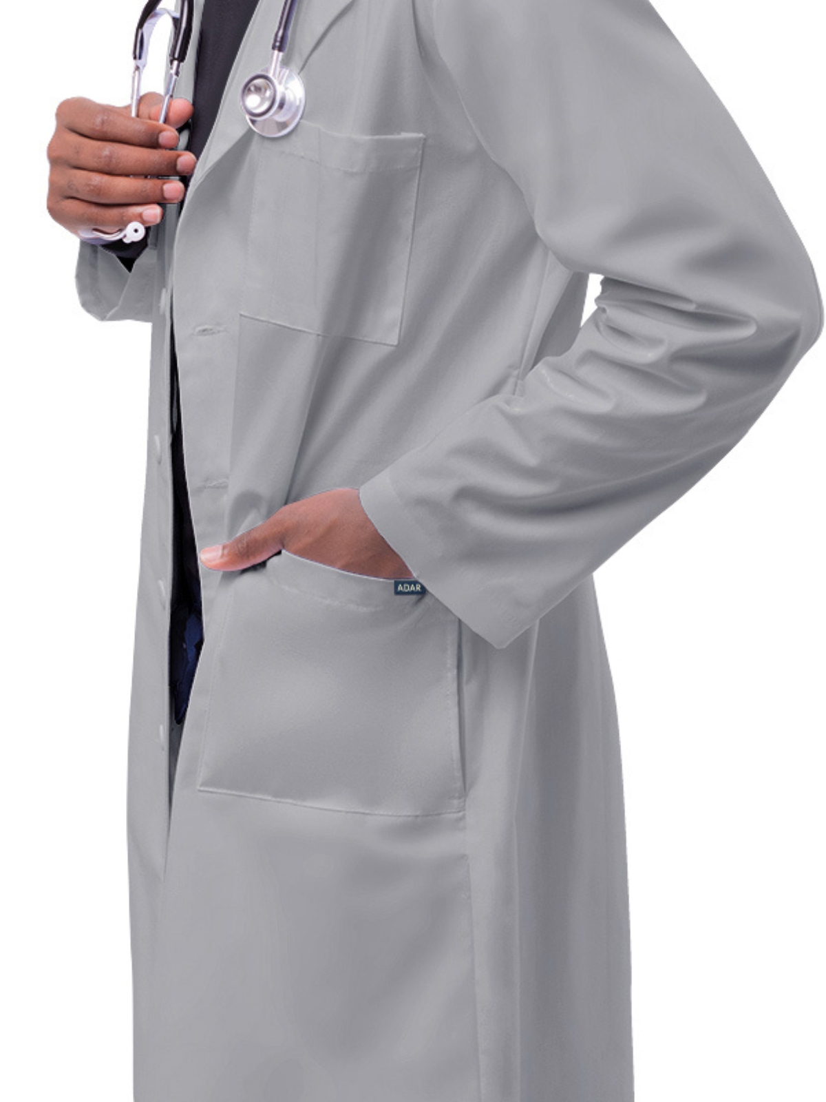 Adar - Universal - Unisex Five-Pocket 39" Lab Coat 40