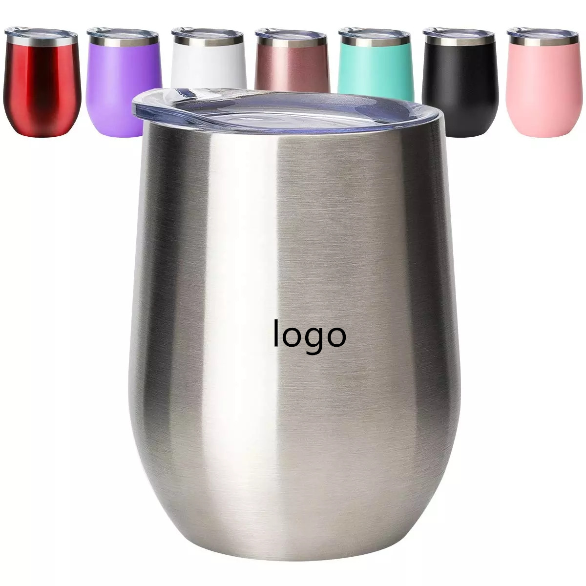 12oz Double Wall Vacuum Insulated Cup Tumbler With Lid 2