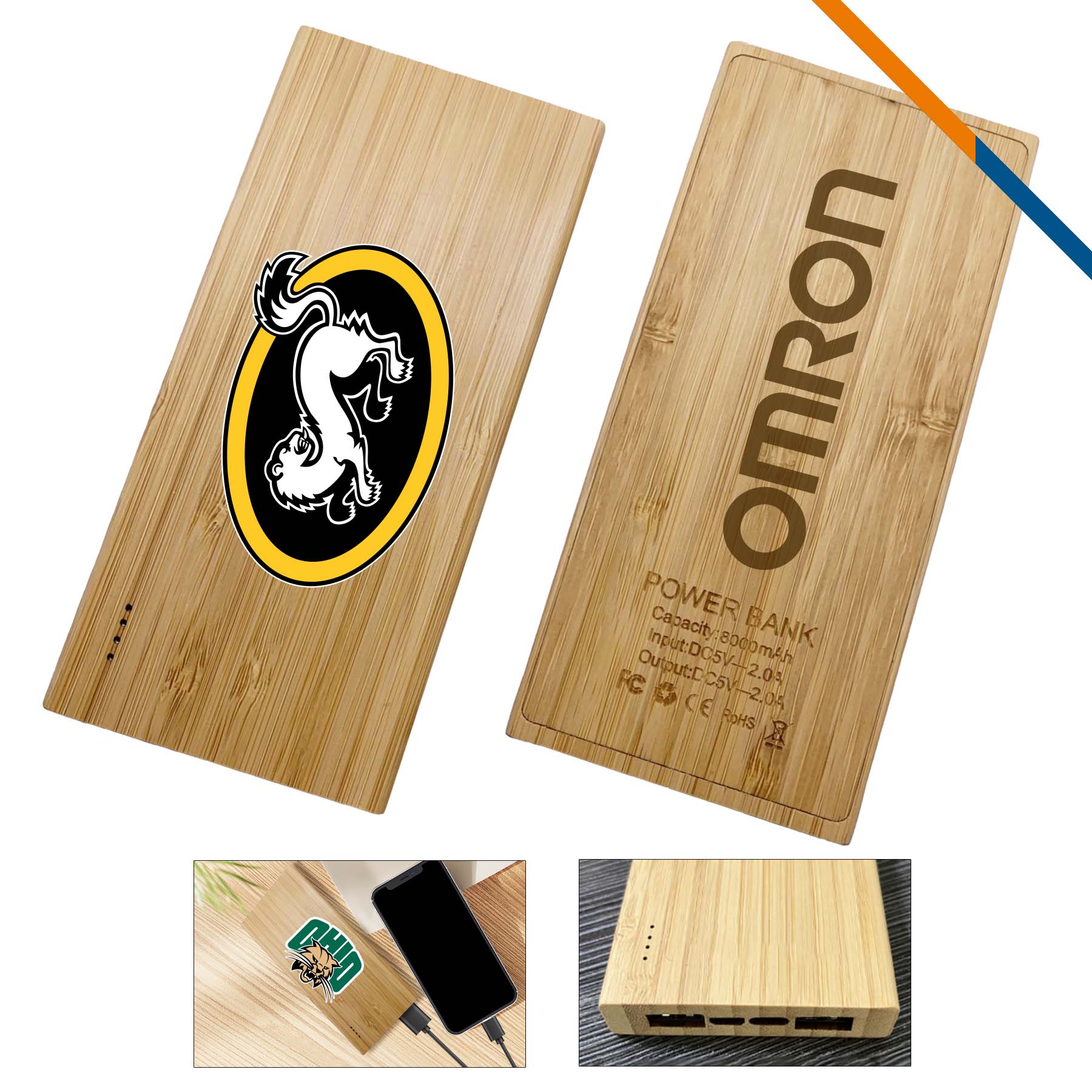 Kozle Bamboo Power Bank 2