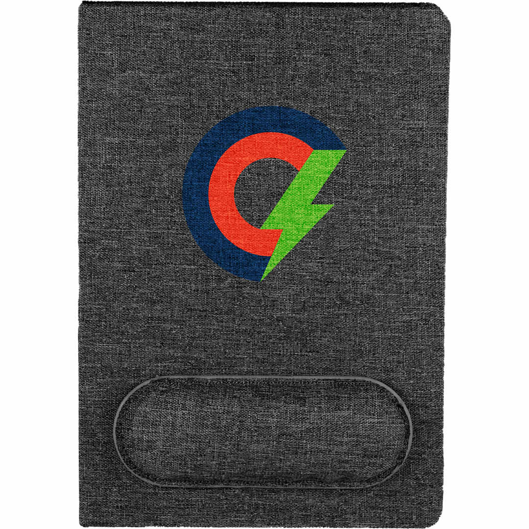 5.5" x 8.5" FSC® Recycled Mouse Pad Bound Notebook 24
