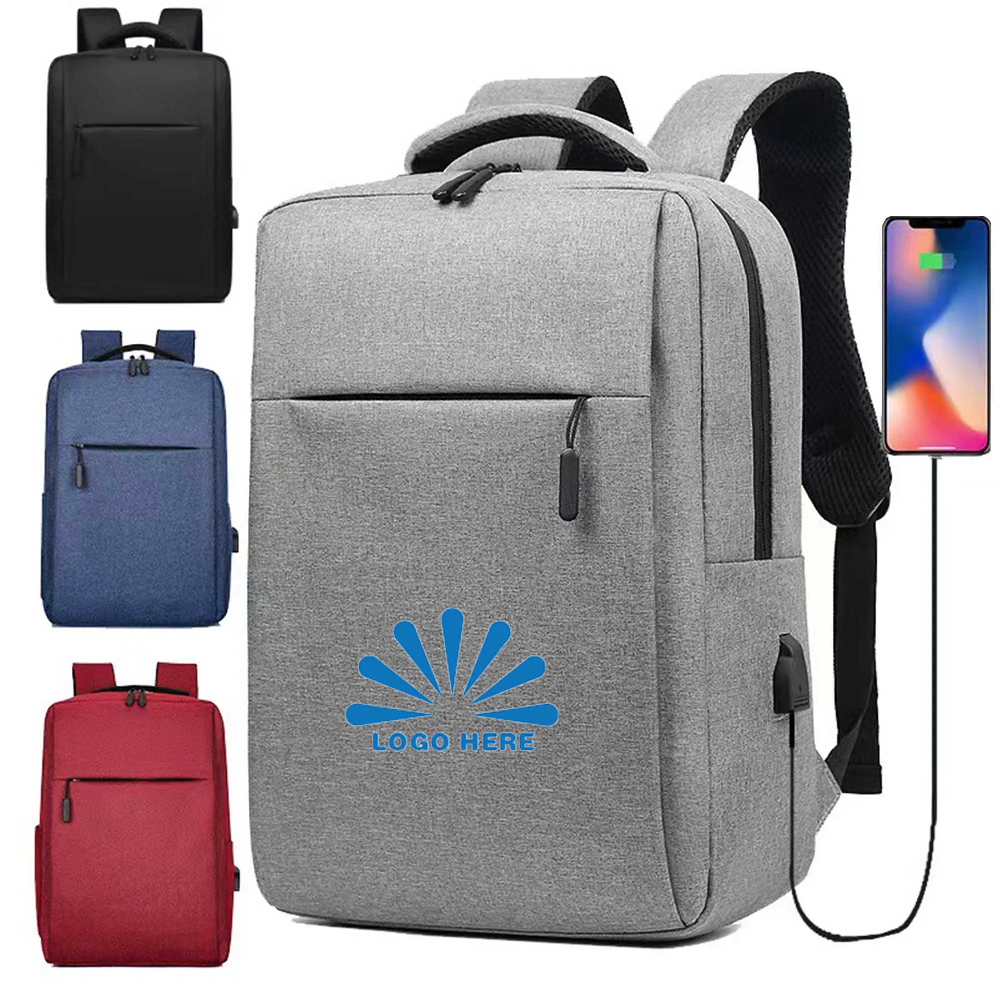 Oxford Cloth Business Campus Travel Backpack 5