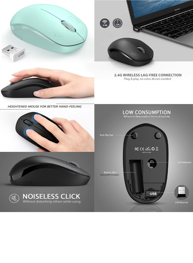 iBank ® Wireless Mouse for Laptop, PC, Tablet, Computer and Mac 1