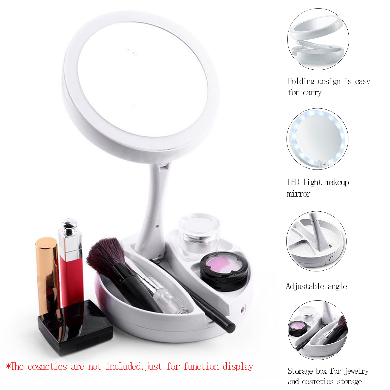 LED Folding Mirror 5