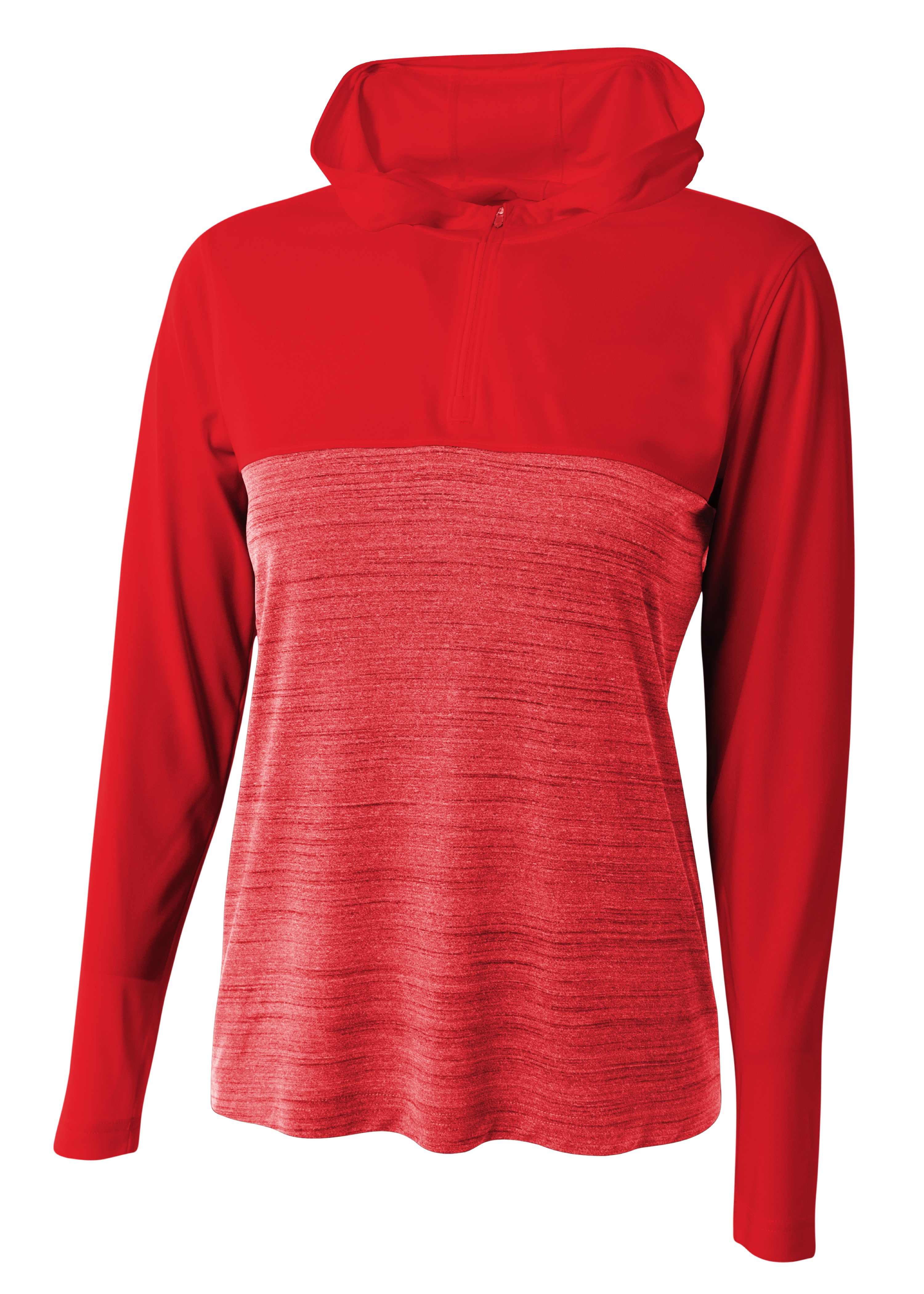 A4 Women's Slate Quarter Zip Hoodie 6