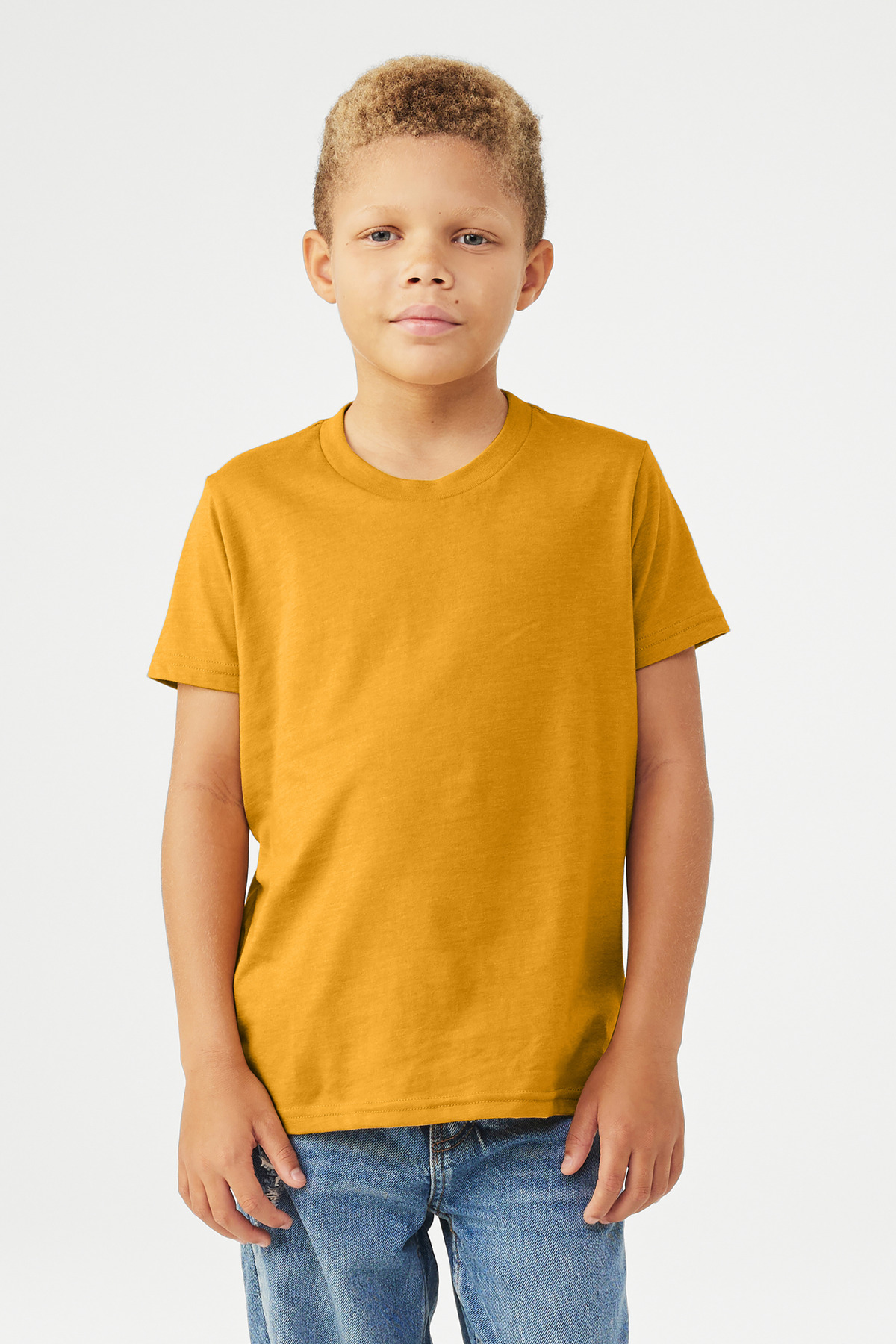 BELLA+CANVAS Youth Heather CVC Tee BC3001YCVC 32