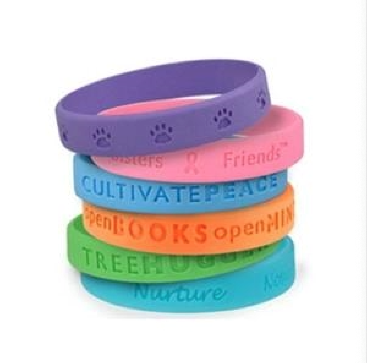 Debossed Silicone Wristband 1