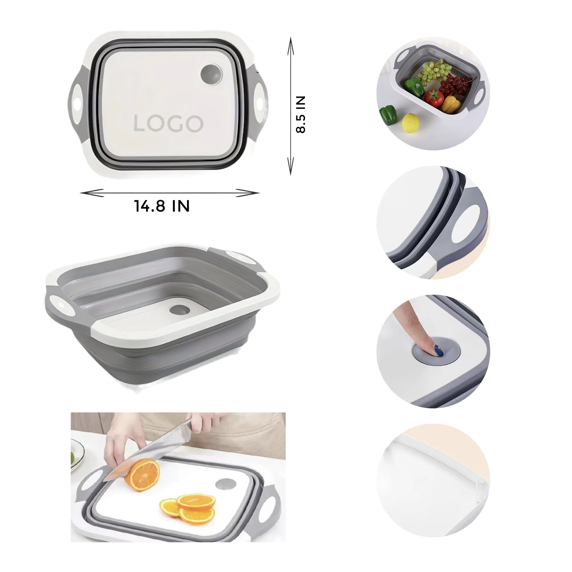 MOQ 10 PCS Folding Plastic Cutting Board 1