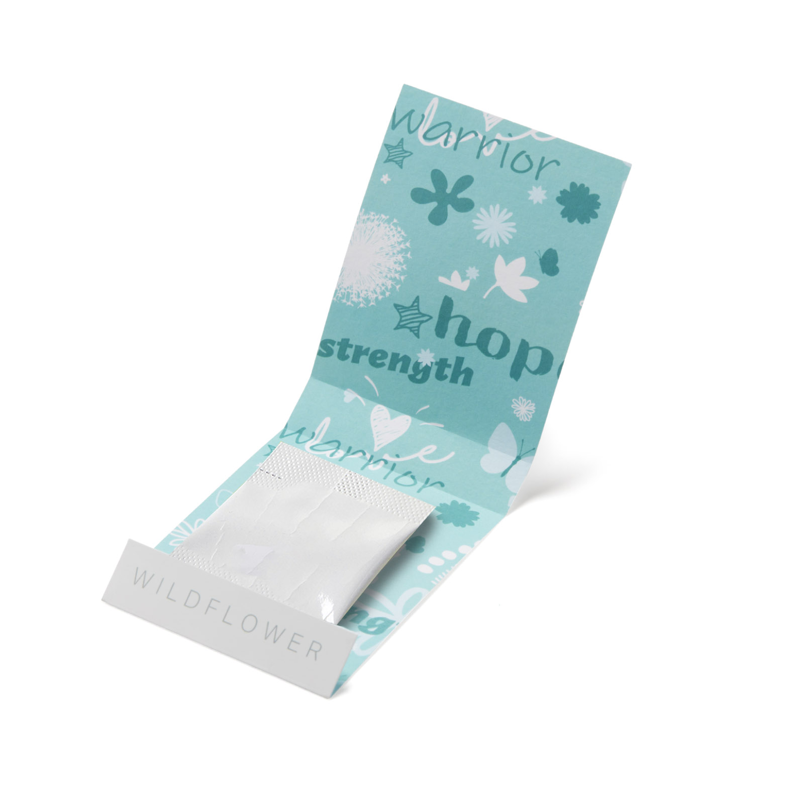 Teal Ribbon Garden of Hope Matchbook 5