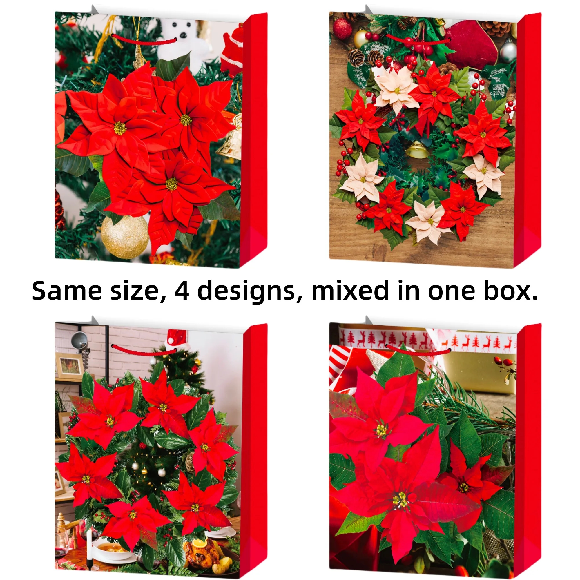 Festive Gift Carrier - Transparent Window For Giving " 5