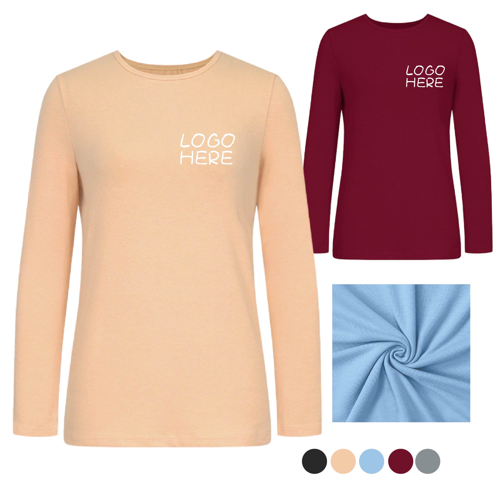 Womens Long Sleeve Tee 1