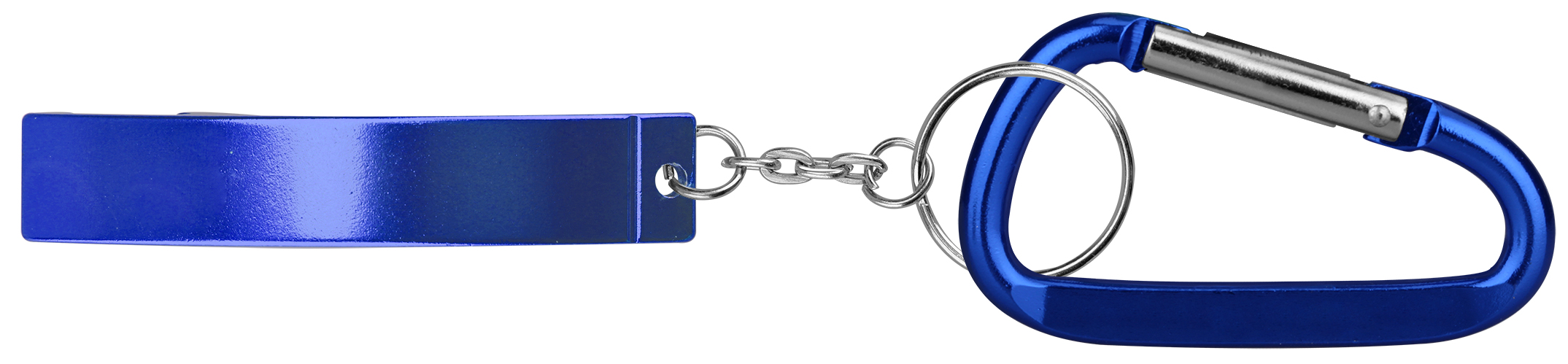 Jumbo size plain Bottle Opener Key Chain & Carabineer 2