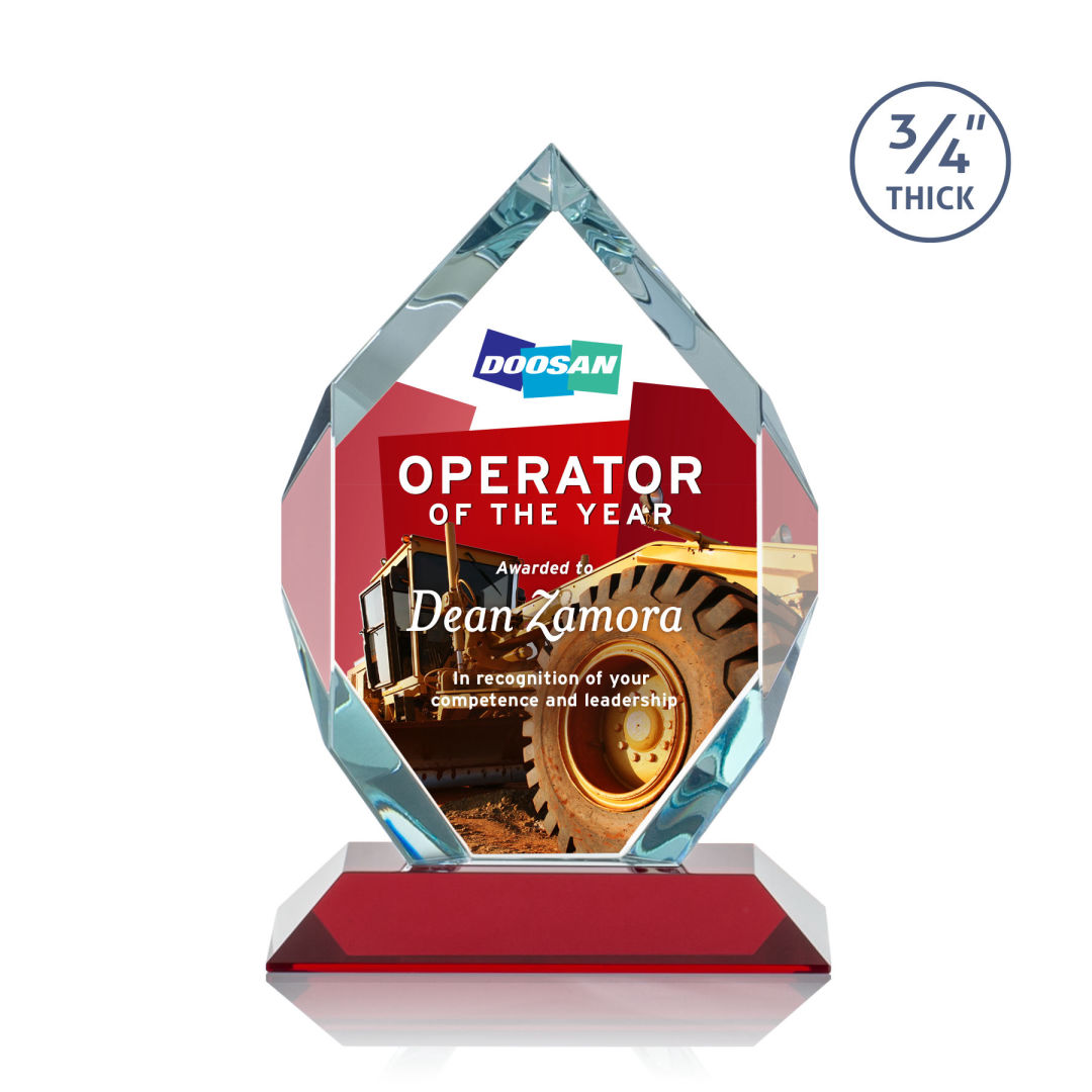 Royal Diamond VividPrint™ Award - Red 1