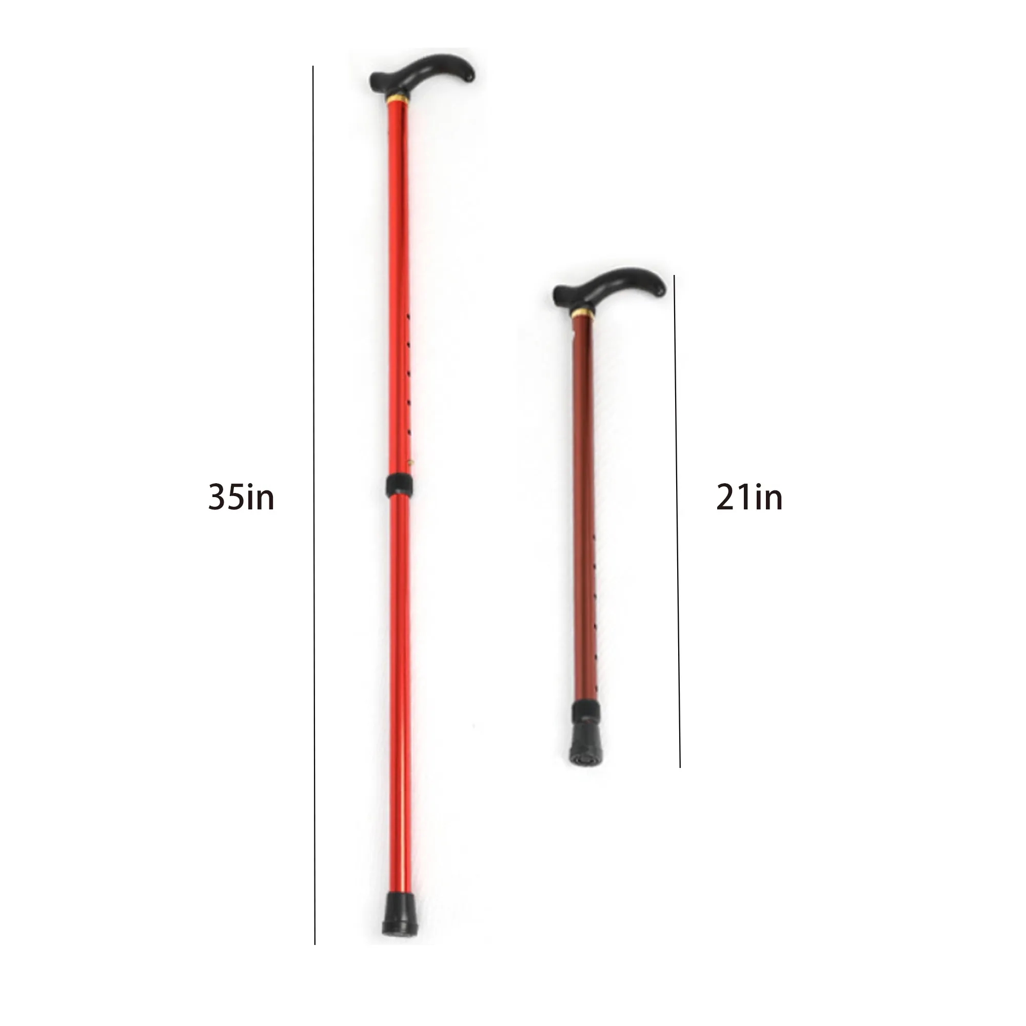 Adjustable Lightweight Aluminum Alloy Alpenstock MOQ 10pcs 3