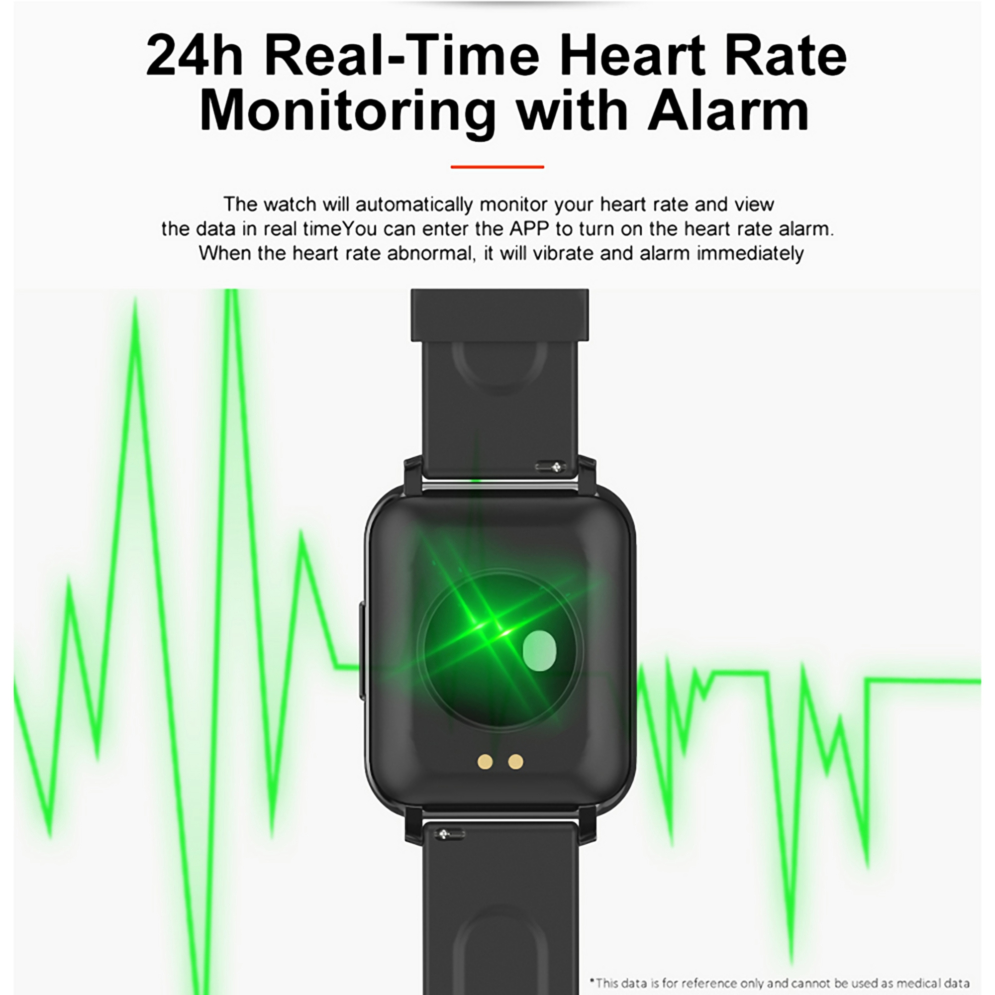1.22" Waterproof Fitness Smartwatch 4