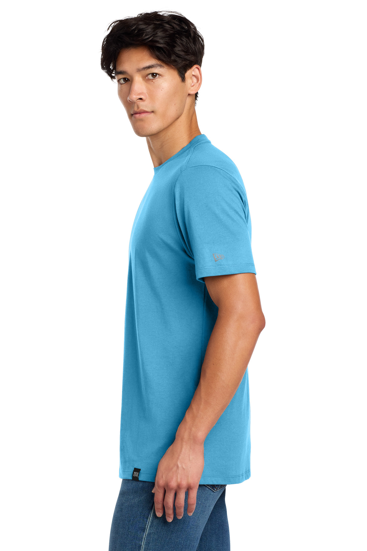 New Era Heritage Blend Crew Tee. NEA100 102