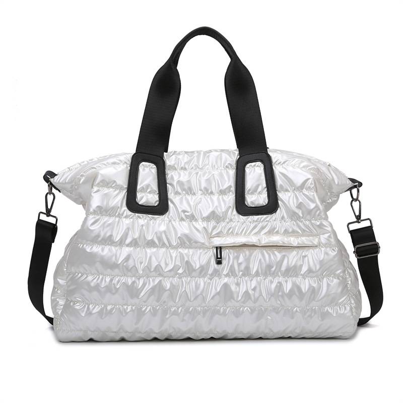 Large Puffer Quilted Tote Bag 2