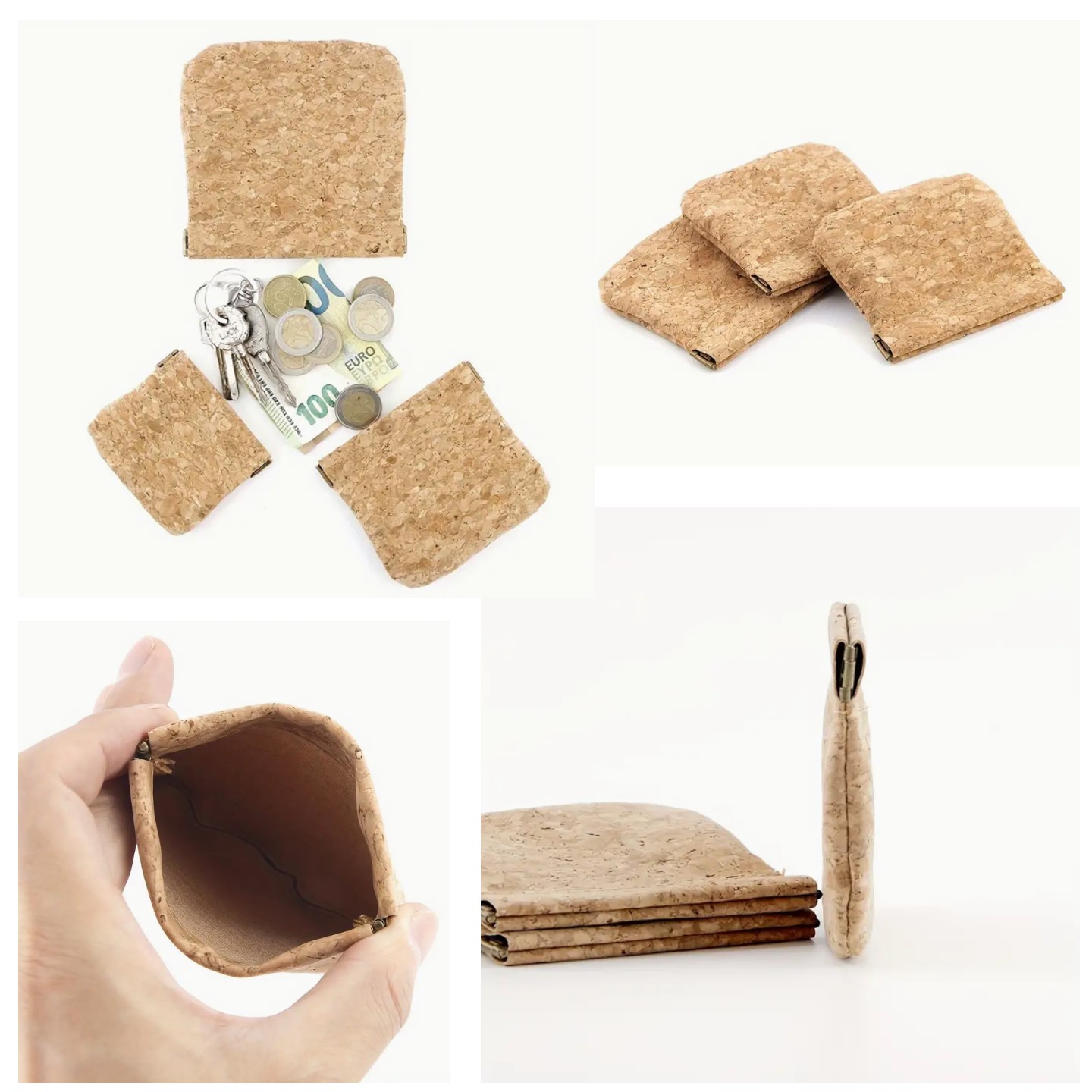 Cork clutch Pouch/Portable Wallet 4