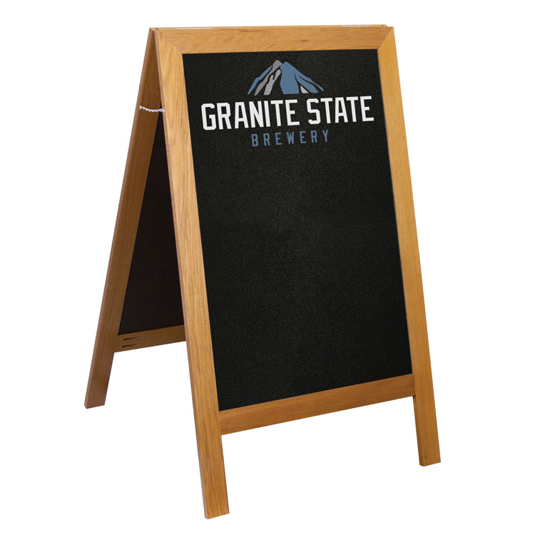 A-Frame Sidewalk Chalkboard with Chalkmate