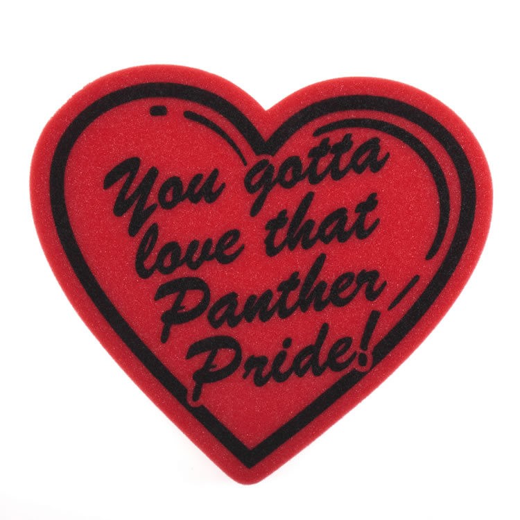 12" Heart Foam Mitt 6