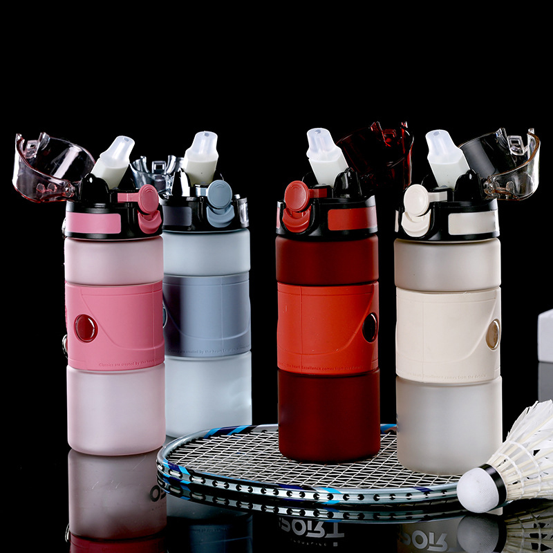 Plastic water cup men's portable outdoor cup anti-fall cup 4