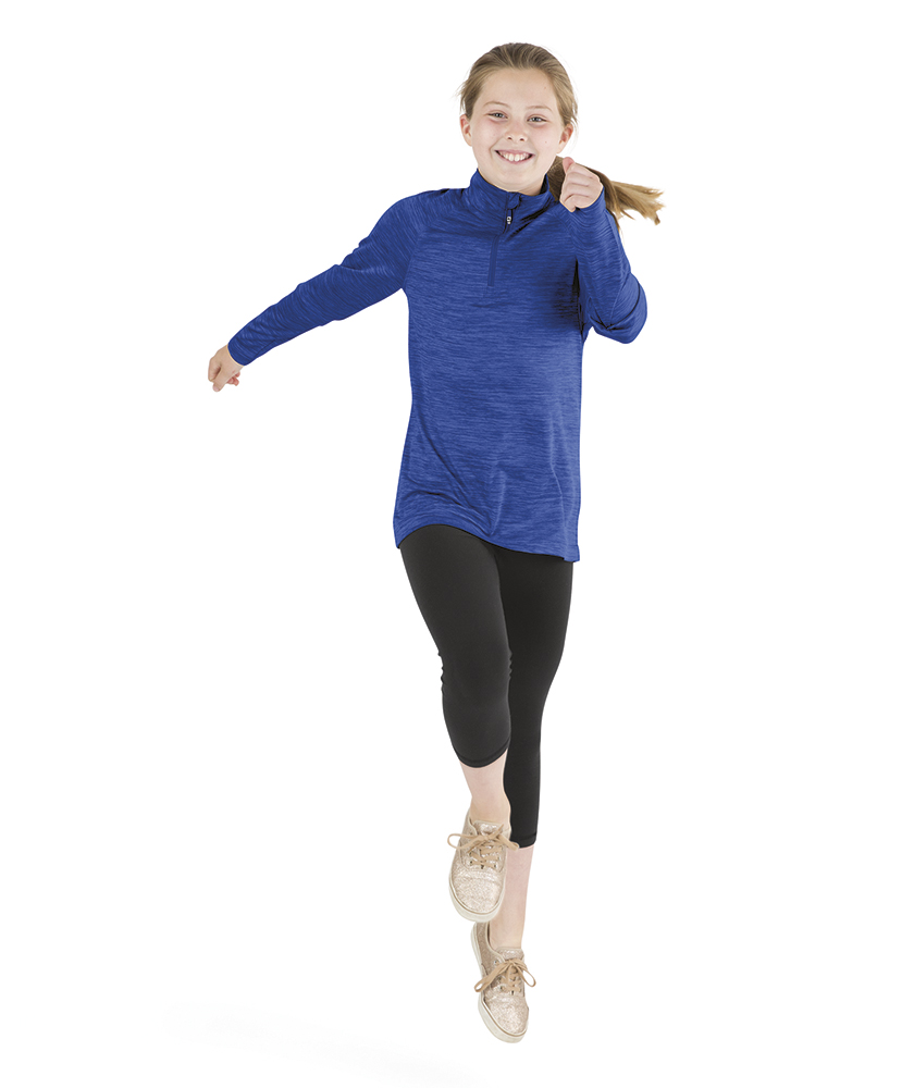 Youth Space Dye Performance Pullover 57
