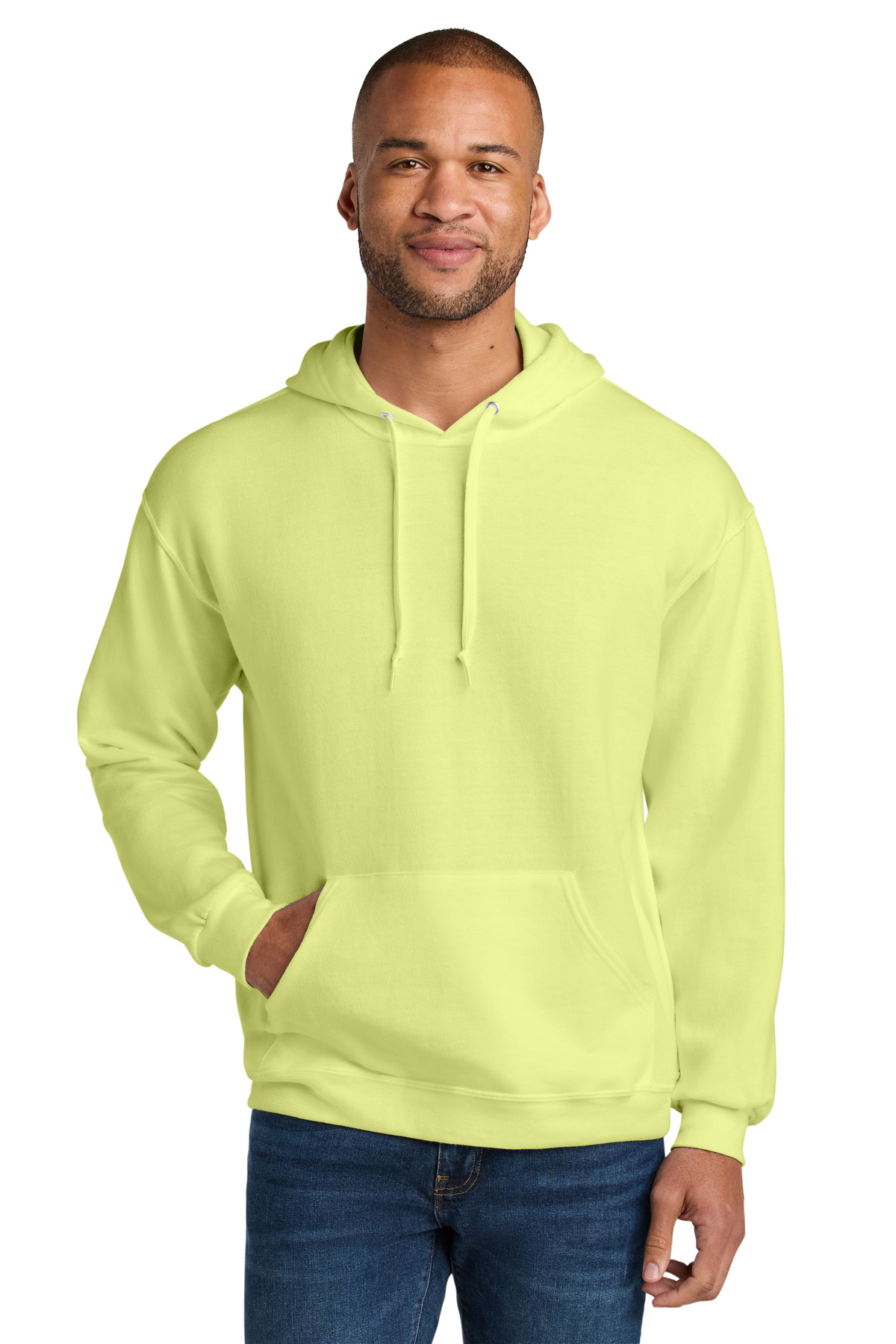 Jerzees Ultimate Unisex CVC Ring Spun Hooded Sweatshirt IC49M 47
