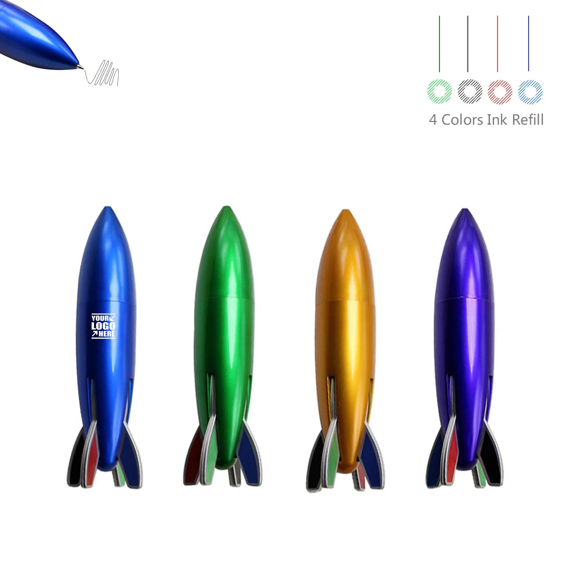 Four Color Rocket Pen 4