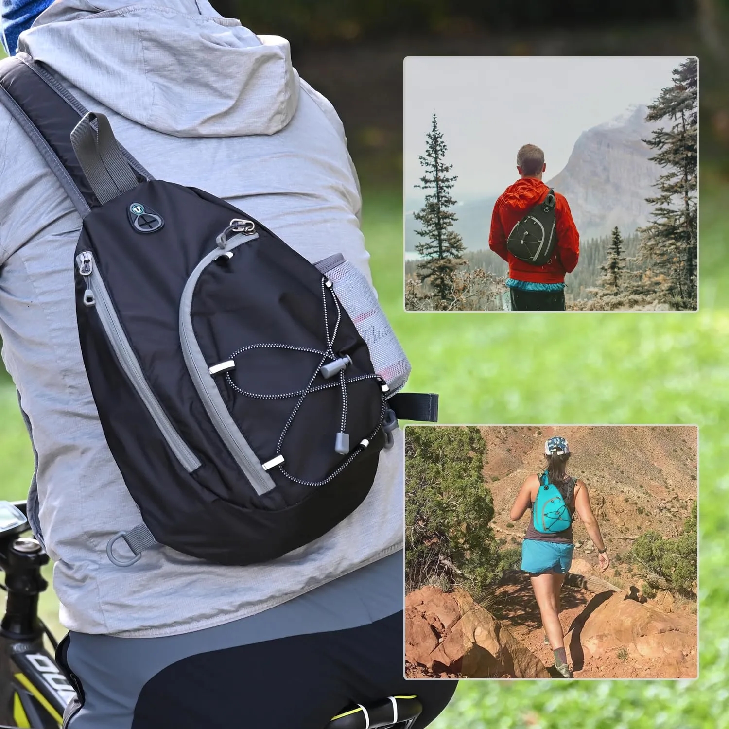 Sling Backpack With Front Pocket 6