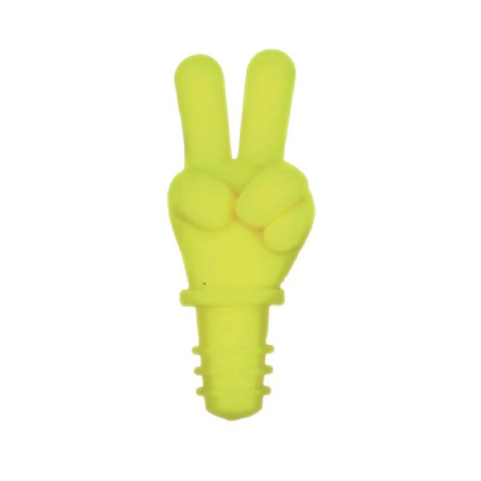 Victory Sign Silicone Wine Stopper 5
