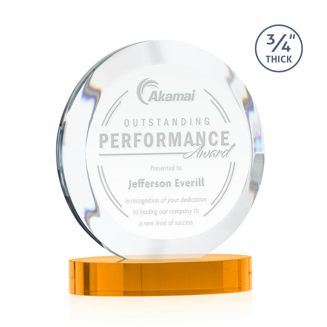 Gibralter Award on Alberton Base - Amber 6