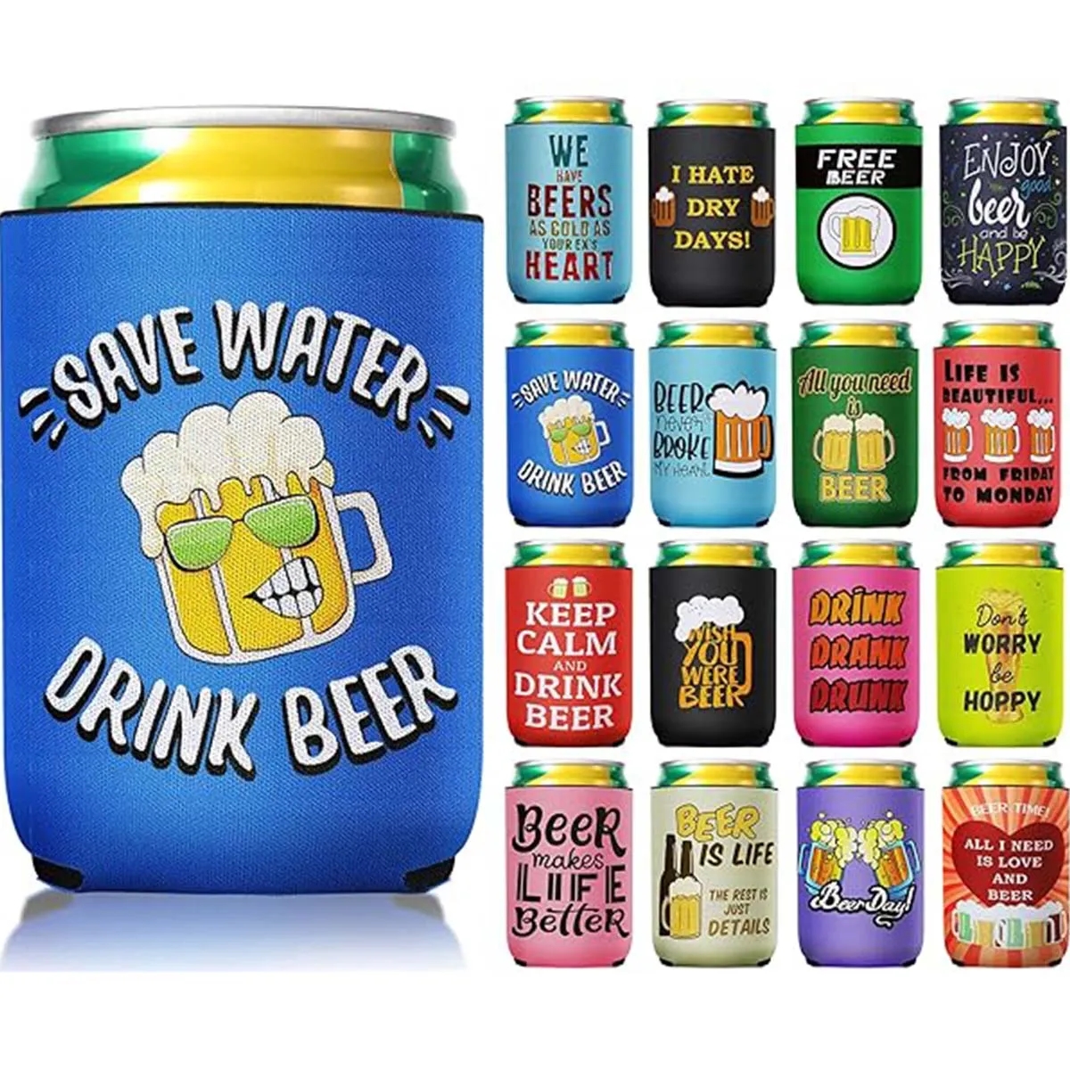 Budget Multipurpose Washable Collapsible Foam Can Holder 2
