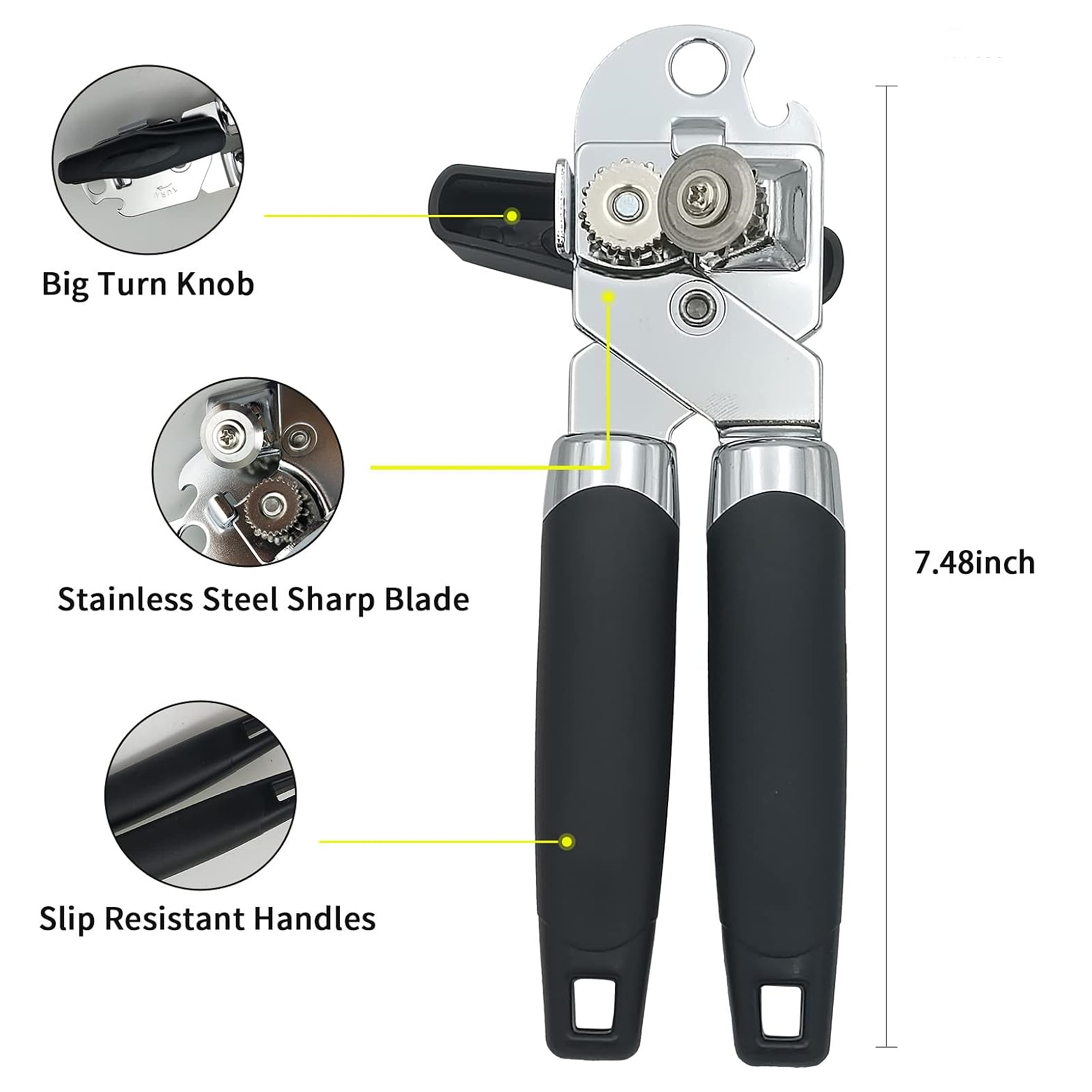 Handheld Stainless Steel Can Opener 5