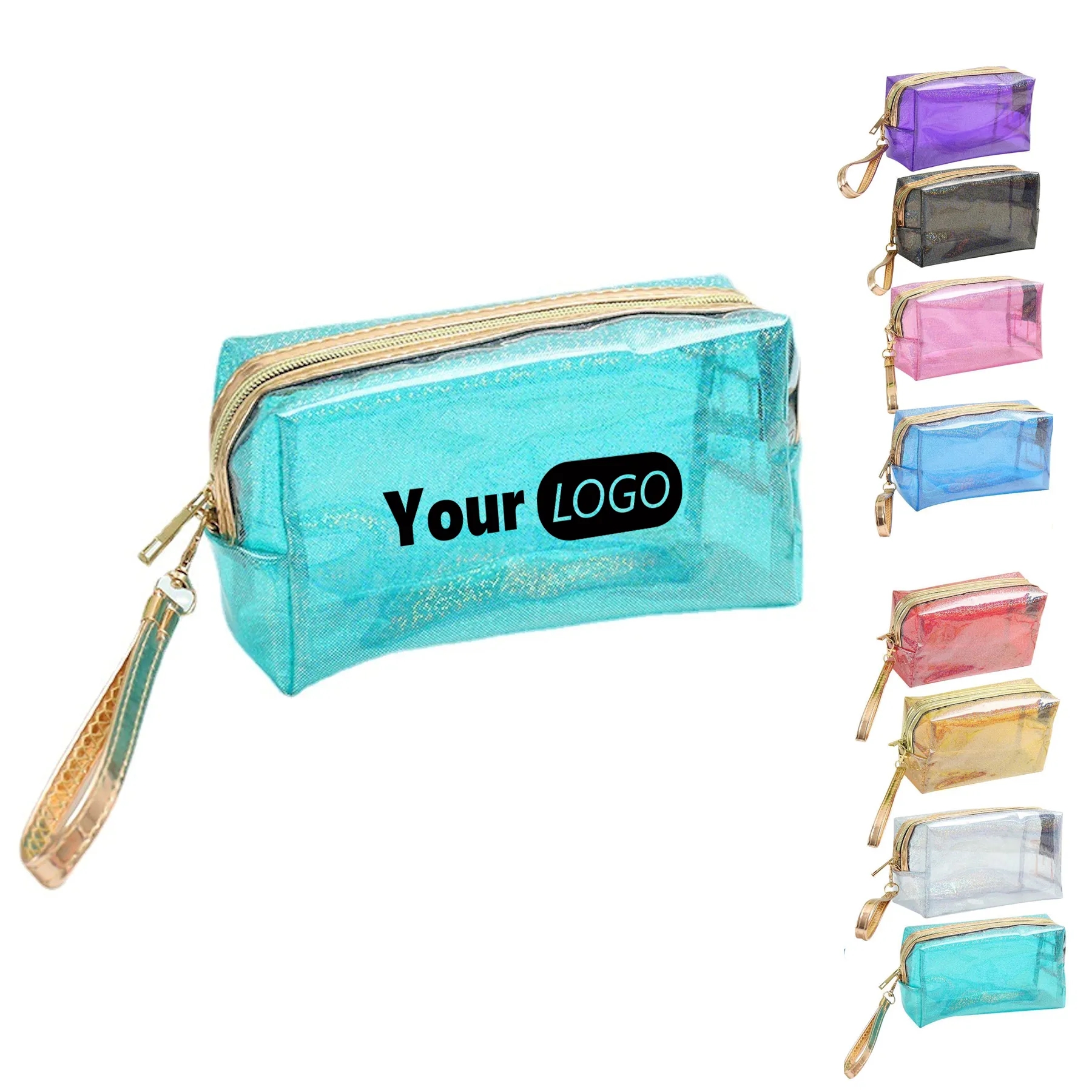 Waterproof Glitter Translucent Cosmetic Bag Woman 10