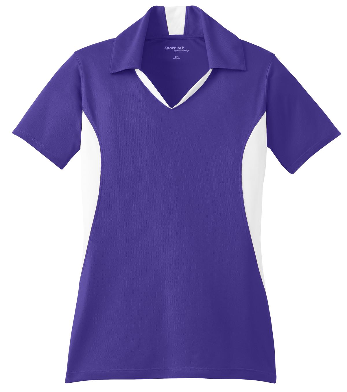 Sport-Tek Women's Side Blocked Micropique Sport-Wick Polo. LST655 49