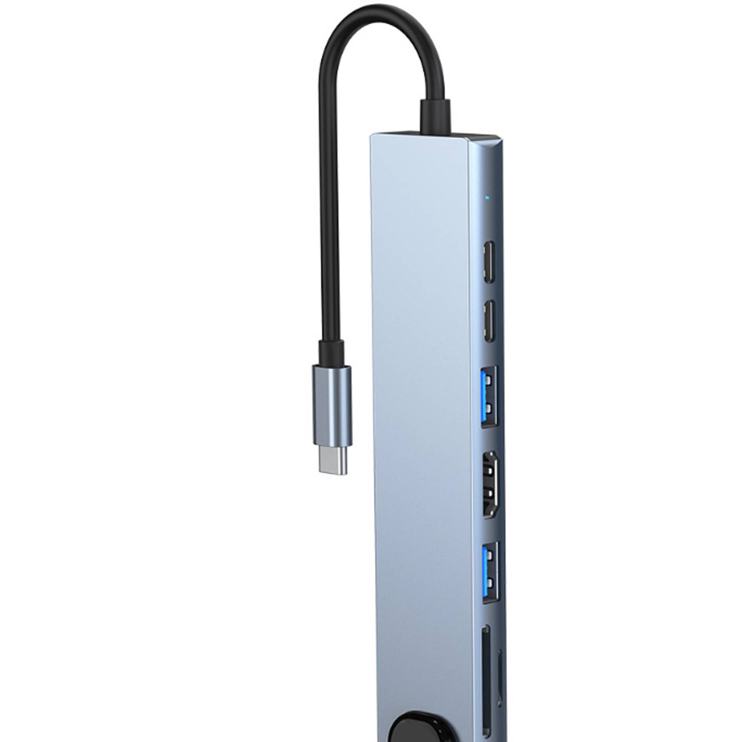 8 in 1 UsB C Hub Type C to 4K HDTV Adapter 7