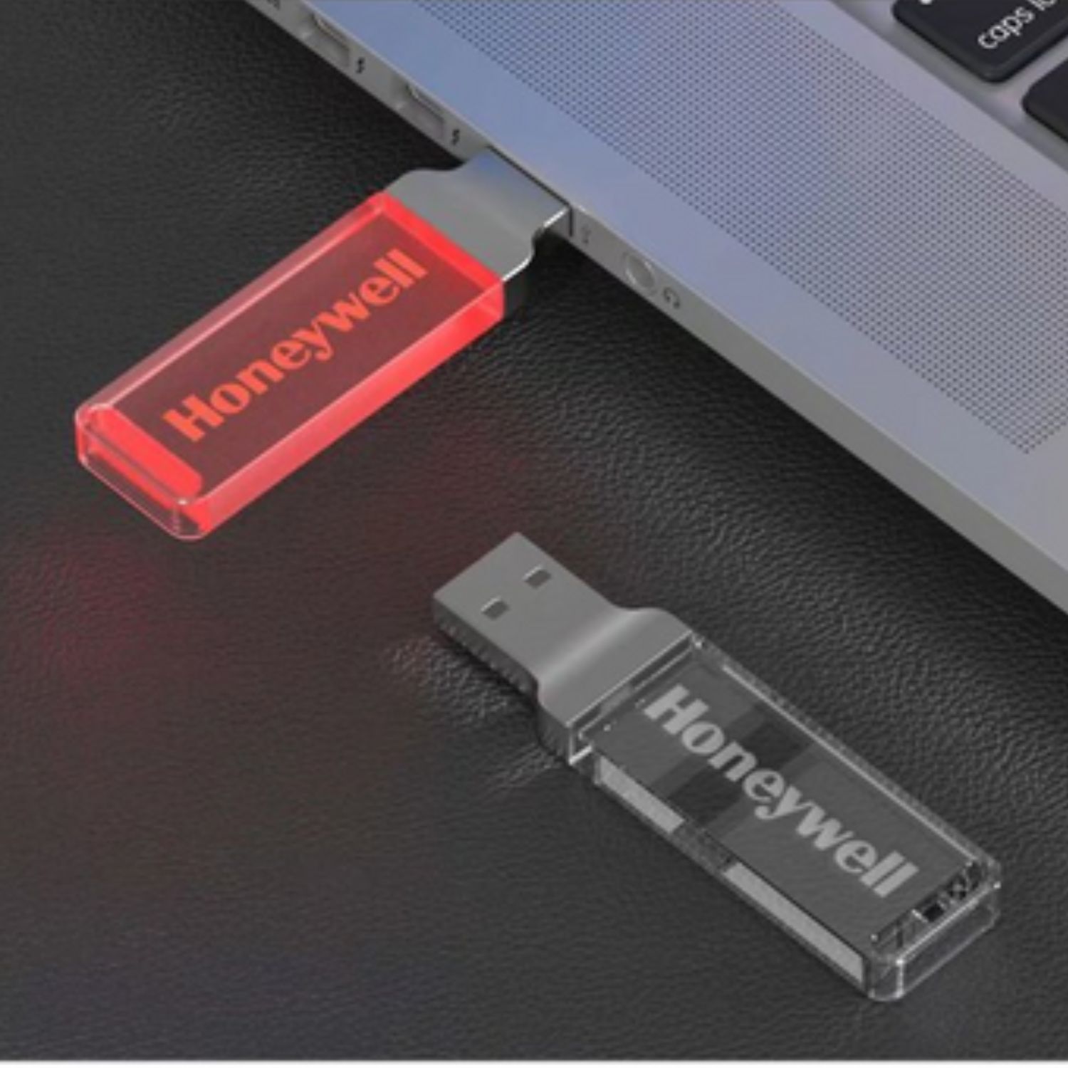 Light up Clear Acrylic USB Flash Drive 4