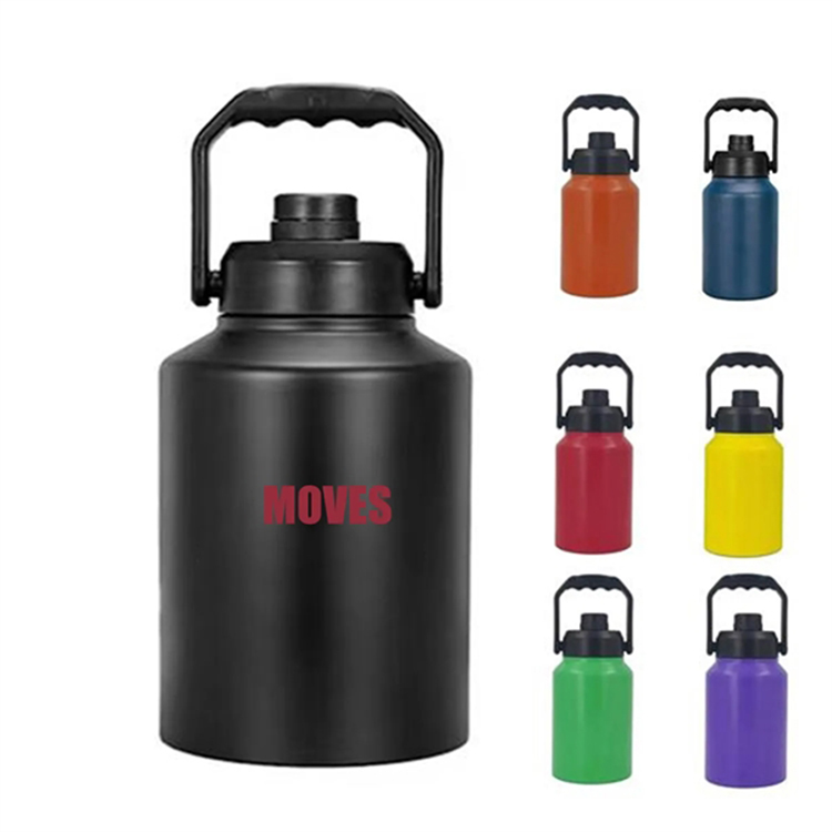 64Oz Insulated Water Bottle With Ergonomic Handle, custom water bottle with logo imprint 2