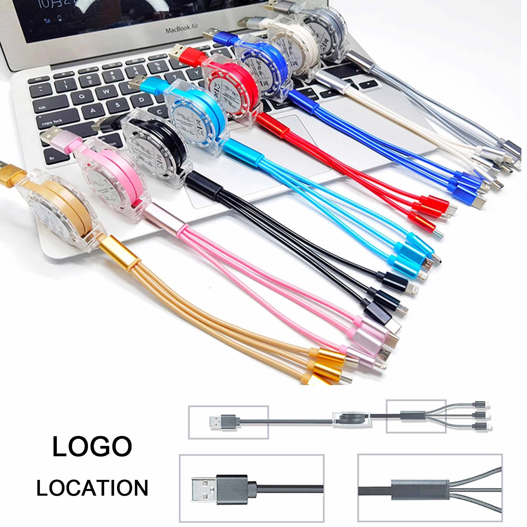 3-in-1 Retractable Fast Charging Cable 1
