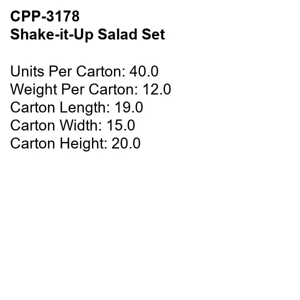 Shake-it-Up Salad Set 13