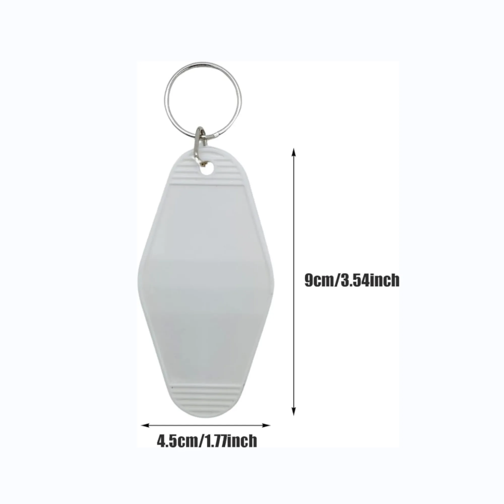 Motel Custom Tag Rhombus Keychains 6