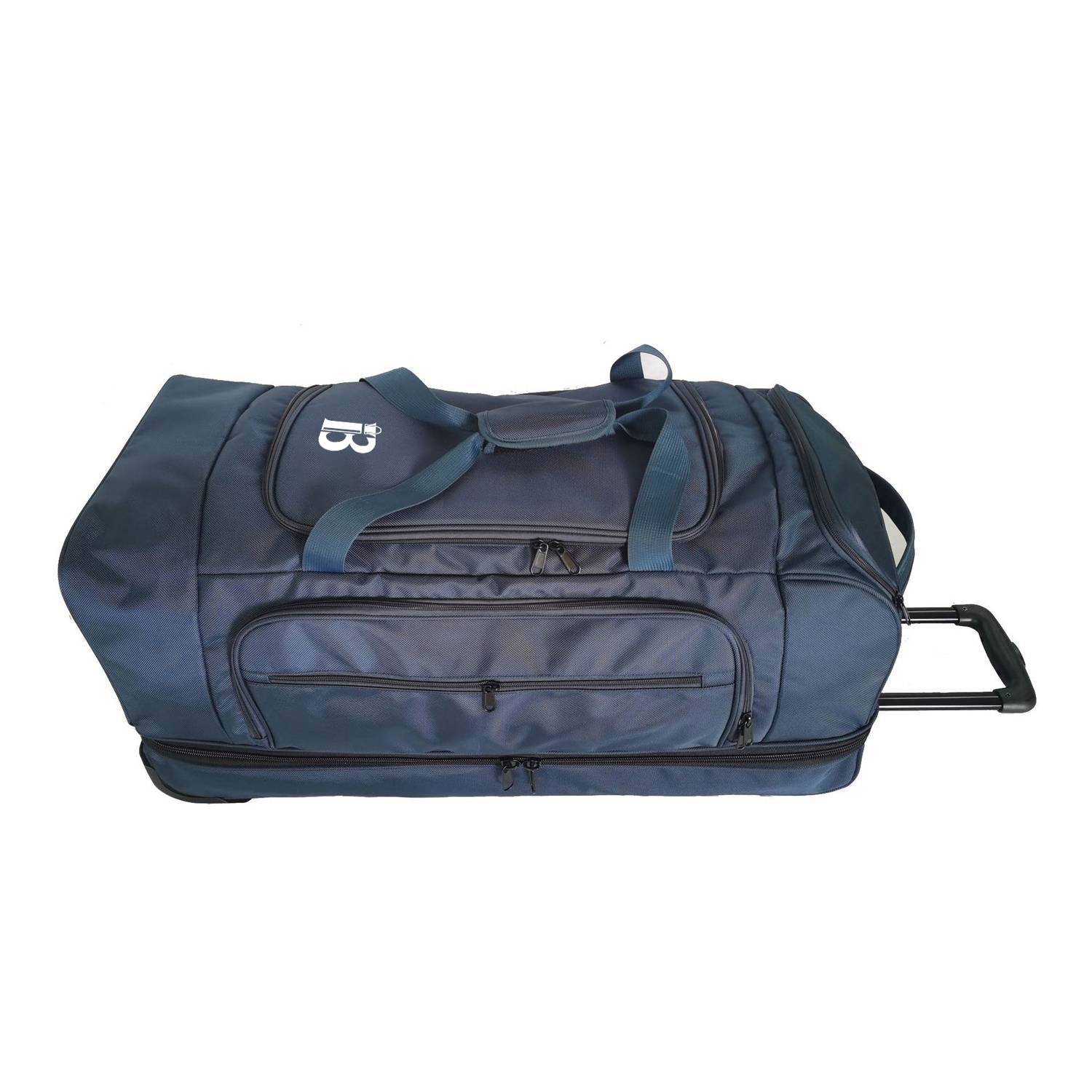 Oxford Double-Layer Wheeled Travel Duffel Bag 3