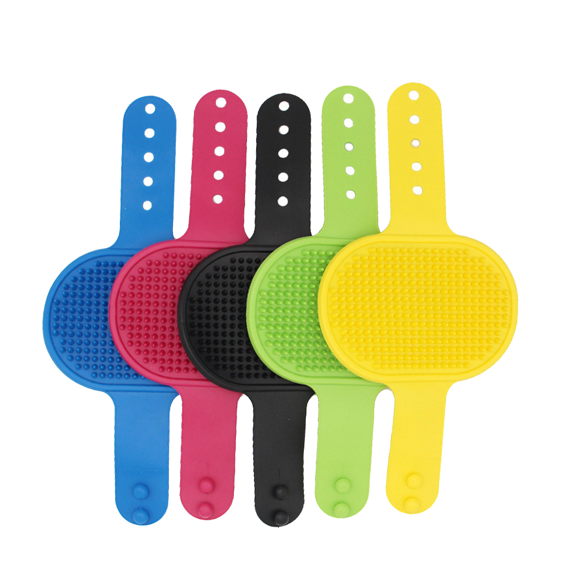 Multi Colored Pet Bath Brush 2