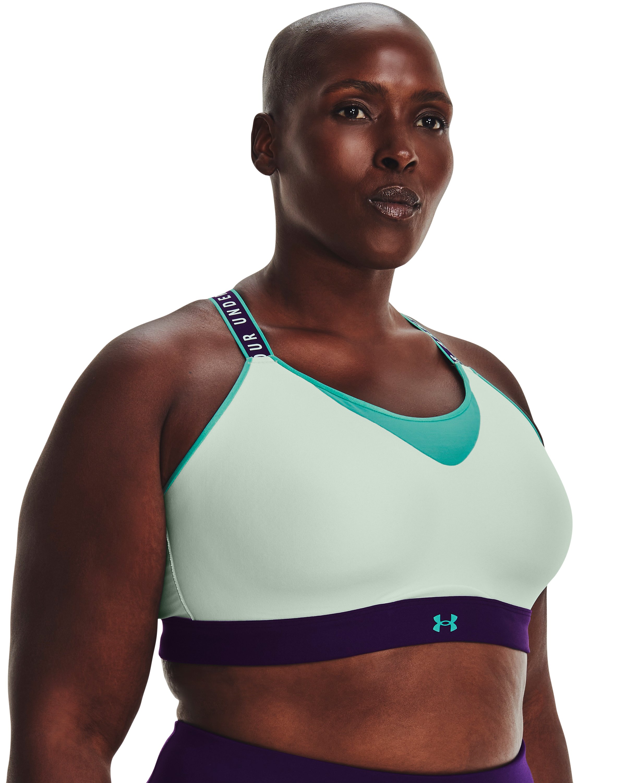 Women's UA Infinity High Blocked Sports Bra 2