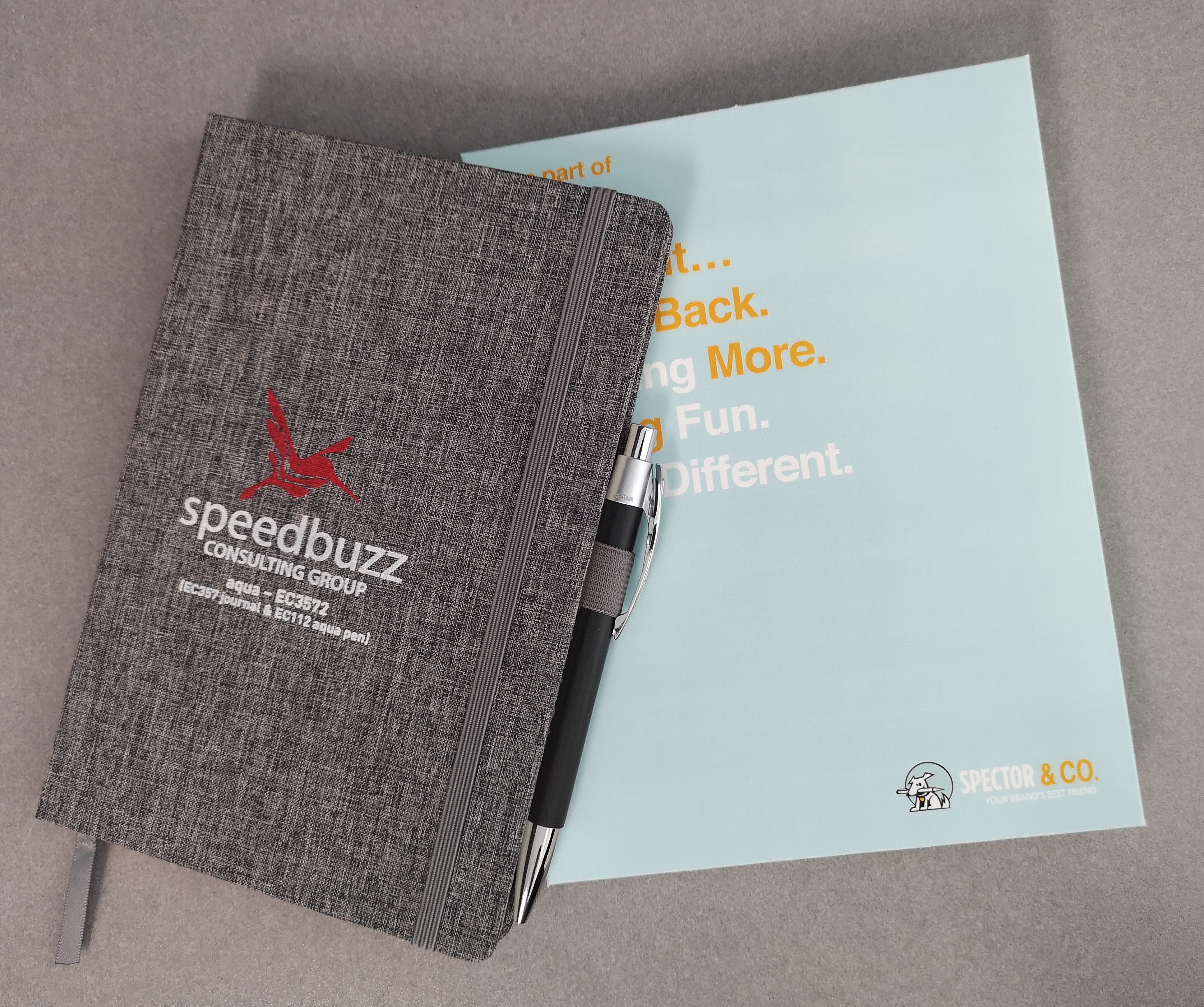 Hard Cover Notebook & Pen Combo Wrap 2